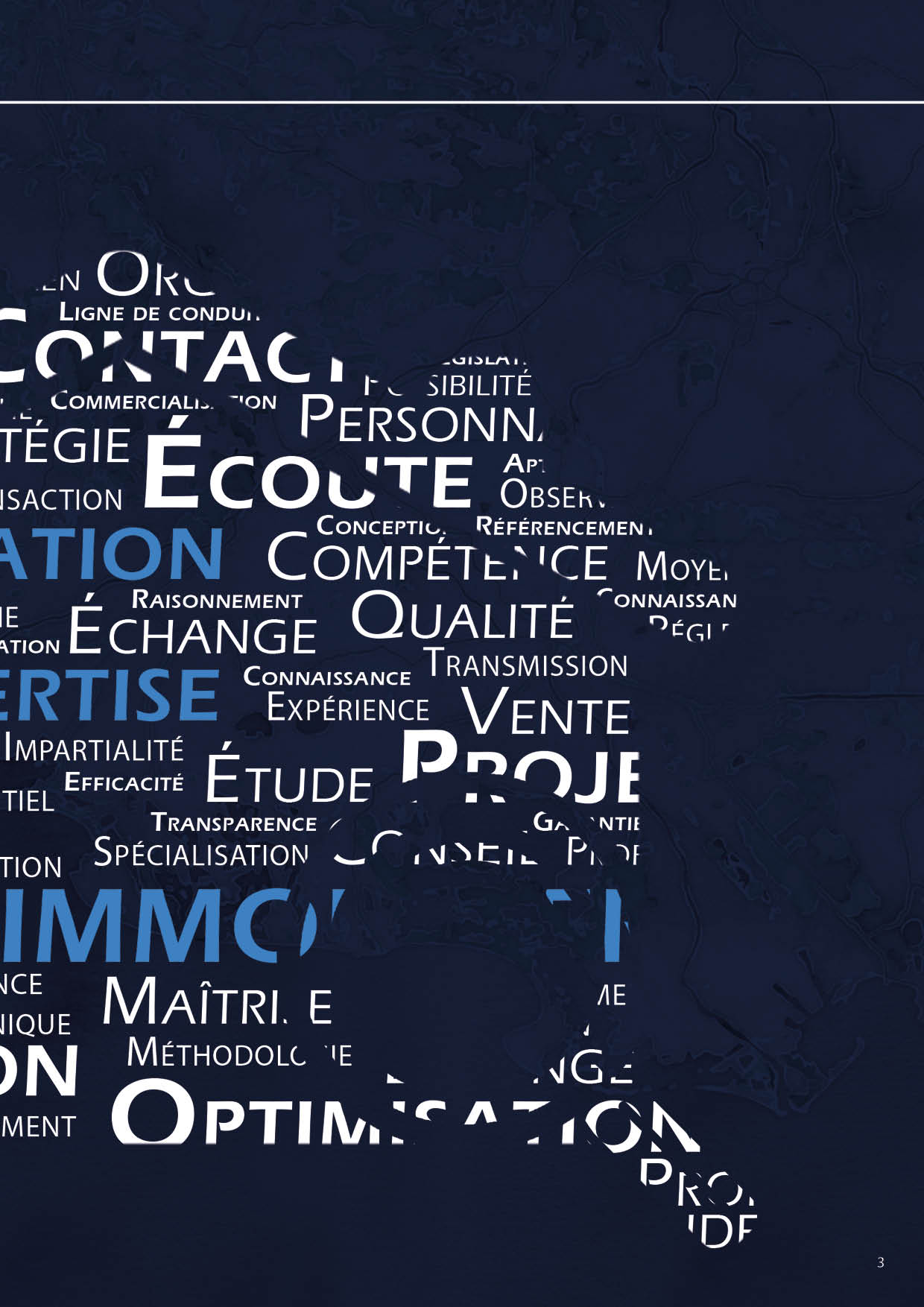 agence immobilière plaquette brochure