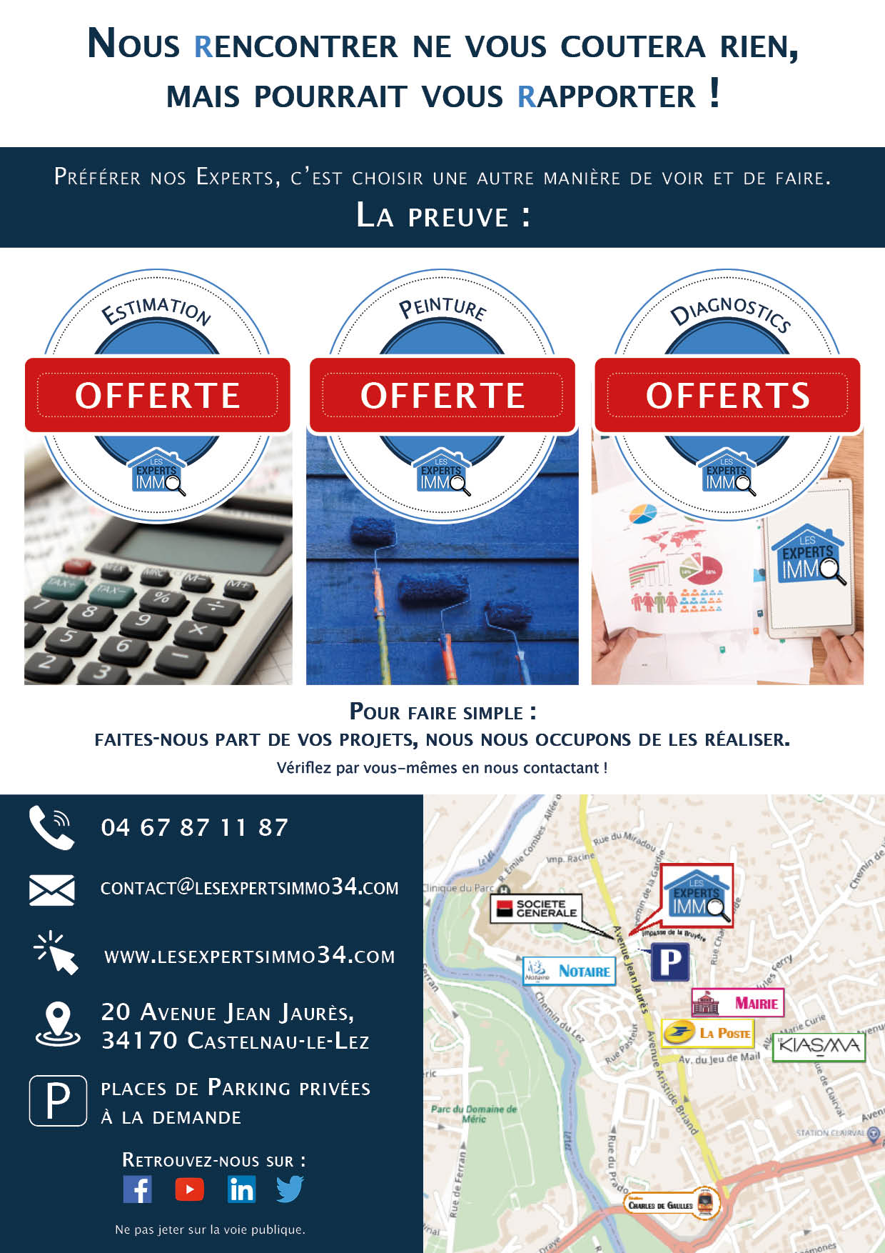 flyer vendu près de chez vous agence immobilière